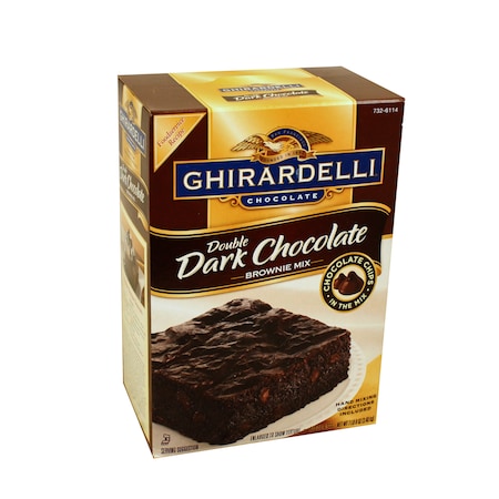 Ghirardelli Ghirardelli Brownie Double Dark Chocolate Brownie Mix 7lbs Box, PK4 732-6114